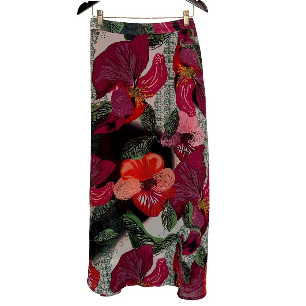 mark. by Avon Floral Maxi Skirt XXL Tropical Print Flowy Vacation